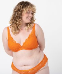 Soutien-gorge femme grande taille en dentelle et microfibre  vue1 - GEMO(HOMWR FEM) - GEMO