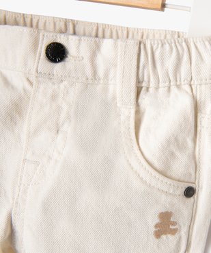 Pantalon slim en coton avec taille ajustable bébé garçon - LuluCastagnette vue3 - LULUCASTAGNETTE - GEMO