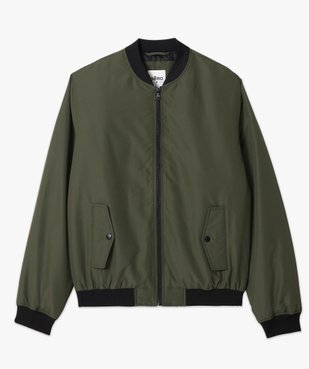 Blouson zippé style bomber homme vue5 - GEMO 4G HOMME - GEMO