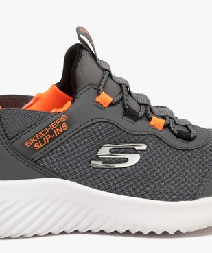 Baskets garçon souples faciles à enfiler Slip ins Bounder - Skechers vue6 - SKECHERS - GEMO