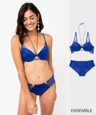 Soutien-gorge push-up et shorty pour femme  - GEMO