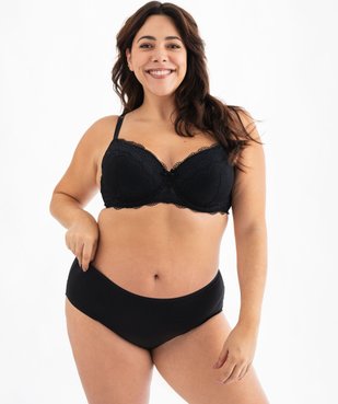 Soutien-gorge grande taille à armatures et coques fines  vue8 - GEMO(HOMWR FEM) - GEMO