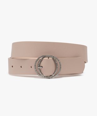 Ceinture avec boucle en strass femme vue1 - GEMO (ACCESS) - GEMO