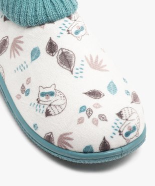 Chaussons garçon imprimés en velours ras et col chaussette vue6 - GEMO (ENFANT) - GEMO