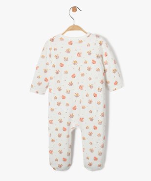 Pyjama dors-bien ouverture devant en jersey de coton bébé vue3 - GEMO(BB COUCHE) - GEMO