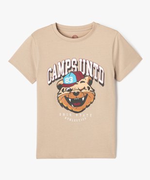 Tee-shirt manches courtes avec motif tigre garçon - Camps United vue2 - CAMPS G4G - GEMO