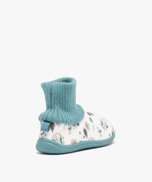 Chaussons garçon imprimés en velours ras et col chaussette vue4 - GEMO (ENFANT) - GEMO