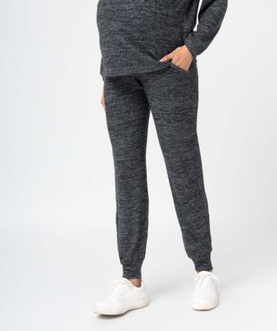 Pantalon de grossesse jogger en maille douce vue1 - GEMO (MATER) - GEMO