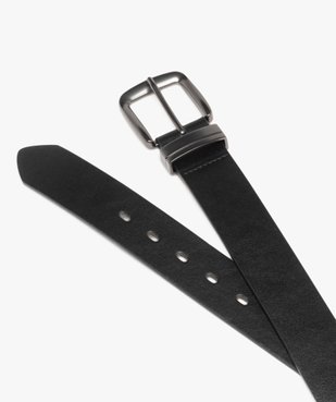 Ceinture avec boucle carrée en métal homme vue2 - GEMO (ACCESS) - GEMO