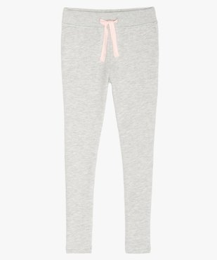 Pantalon de jogging fille coupe ajustée vue2 - GEMO (ENFANT) - GEMO