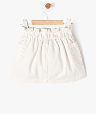 Jupe en jean avec taille élastique bébé fille vue4 - GEMO(BEBE DEBT) - GEMO