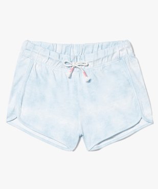 Short fluide en coton avec taille élastiquée vue1 - GEMO (JUNIOR) - GEMO