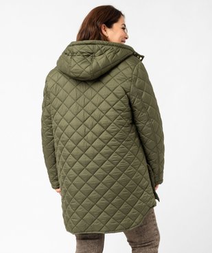 Manteau matelassé à capuche femme grande taille vue6 - GEMO 4G GT - GEMO