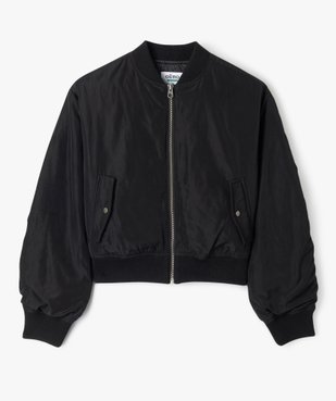 Blouson bomber court fille vue2 - GEMO 4G FILLE - GEMO