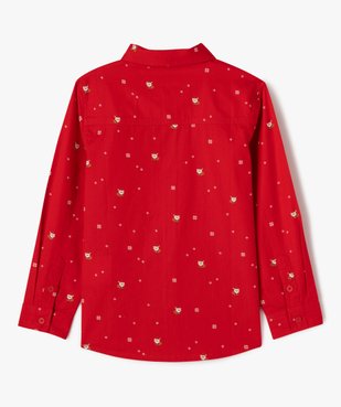 Chemise de Noël manches longues avec nœud papillon vue5 - GEMO (ENFANT) - GEMO