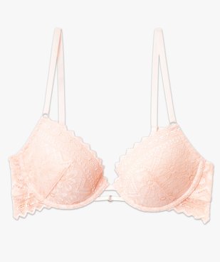 Soutien-gorge corbeille en dentelle avec coques vue4 - GEMO(HOMWR FEM) - GEMO