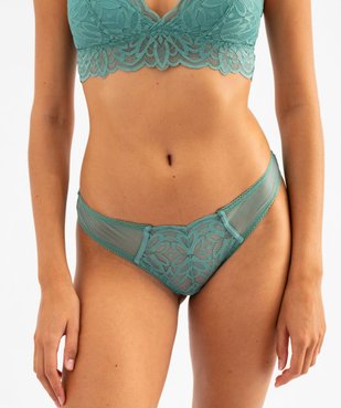 Culotte en dentelle transparente femme vue1 - GEMO(HOMWR FEM) - GEMO