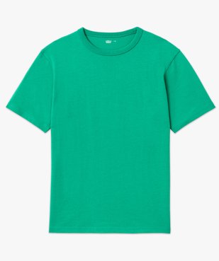 Tee-shirt à manches courtes uni homme vue4 - GEMO 4G HOMME - GEMO