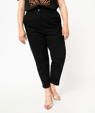 Pantalon slouchy à taille élastique femme grande taille vue1 - GEMO 4G GT - GEMO