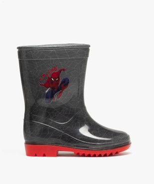 Bottes de pluie garçon à semelle contrastante - Spiderman vue1 - SPIDERMAN - GEMO