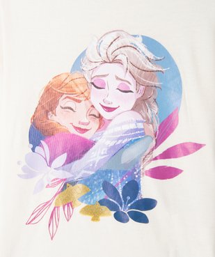 Tee-shirt fille à manches longues imprimé - La Reine des Neiges vue2 - REINE DES NEIGE - GEMO