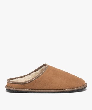 Chaussons homme mules couvrantes en suédine unie vue1 - GEMO(HOMWR HOM) - GEMO