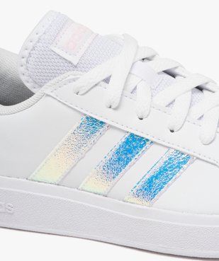 Baskets femme unies à bandes colorées avec lacets – Adidas vue6 - ADIDAS - GEMO