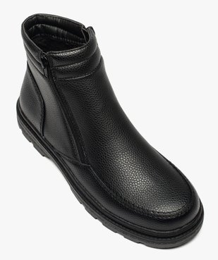 Boots double zip gamme confort homme vue9 - G'FLEX - GEMO