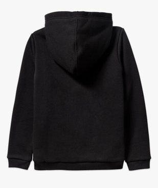 Sweat fille zippé à capuche avec doublure douillette vue2 - GEMO (JUNIOR) - GEMO