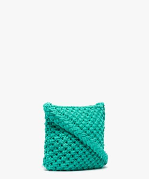 Sac bandoulière femme en maille tressée vue2 - GEMO (ACCESS) - GEMO