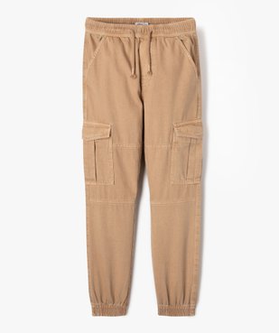 Pantalon cargo avec taille ajustable garçon vue1 - GEMO (JUNIOR) - GEMO