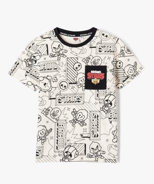 Tee-shirt à manches courtes imprimé garçon - Brawl Stars vue1 - BRAWL STARS - GEMO