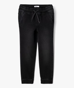 Pantalon jogger taille élastique garçon vue2 - GEMO (ENFANT) - GEMO