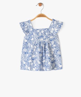 Blouse sans manches imprimée bébé fille vue3 - GEMO(BEBE DEBT) - GEMO