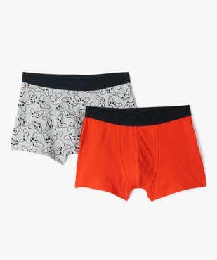 Boxer garçon motif jeux vidéo (lot de 2) vue1 - GEMO 4G GARCON - GEMO