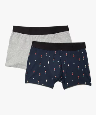 Boxer homme avec motifs babyfoot (lot de 2)  vue1 - GEMO 4G HOMME - GEMO