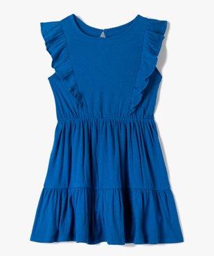 Robe fille avec volants sur les épaules et dans le bas vue1 - GEMO (ENFANT) - GEMO