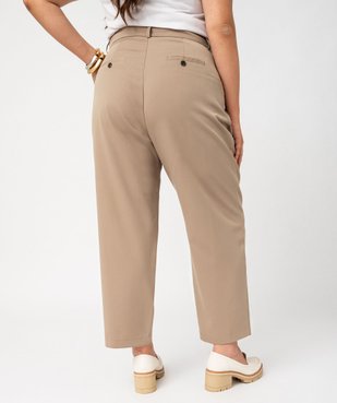 Pantalon de tailleur droit femme grande taille vue3 - GEMO (G TAILLE) - GEMO