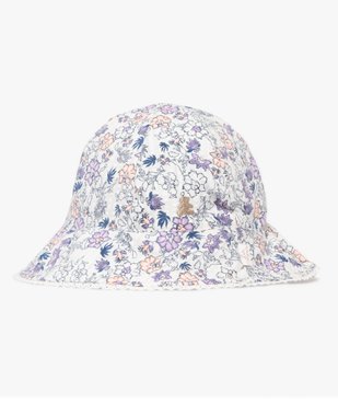 Chapeau bob à motifs fleuris bébé fille - LuluCastagnette vue2 - GEMO(BEBE DEBT) - GEMO