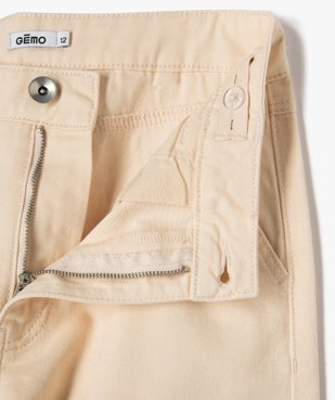 Pantalon ample avec poches à rabat sur les cuisses fille vue2 - GEMO 4G FILLE - GEMO