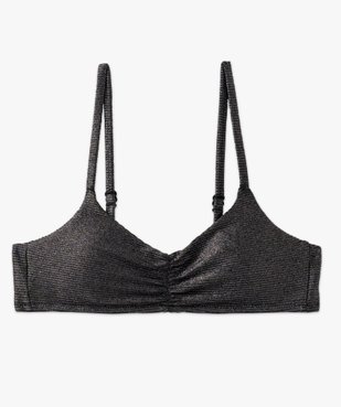 Haut de maillot de bain forme brassière avec mousses amovibles femme vue5 - GEMO (PLAGE) - GEMO