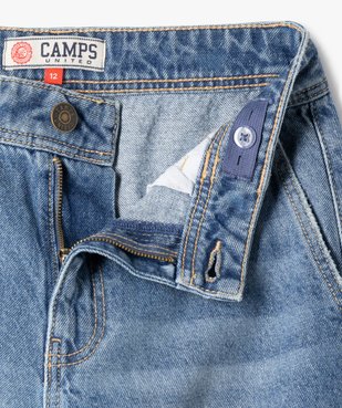 Jean cargo coupe straight délavé fille - Camps United vue3 - CAMPS G4G - GEMO