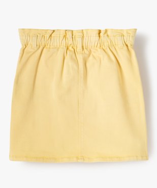 Jupe fille en toile avec taille froncée vue4 - GEMO (ENFANT) - GEMO