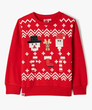 Sweat de Noël avec motifs jeu de construction garçon - Lego vue1 - LEGO - GEMO