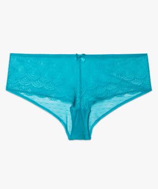 Shorty en dentelle et tulle femme grande taille vue4 - GEMO(HOMWR FEM) - GEMO