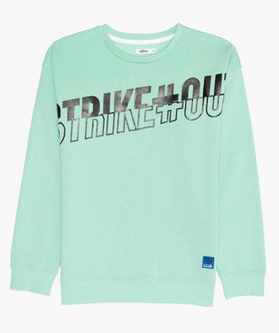 Sweat garçon avec inscription sur la poitrine vue1 - GEMO (JUNIOR) - GEMO