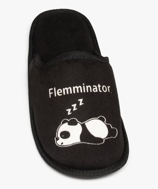 Chaussons homme mules imprimées Flemminator vue5 - GEMO(HOMWR HOM) - GEMO