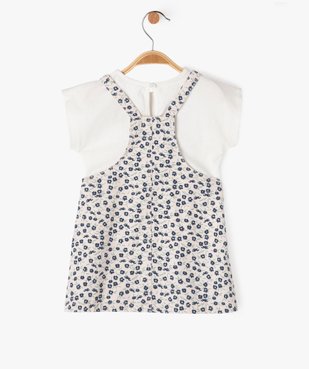 Ensemble 2 pièces robe + tee-shirt bébé fille vue4 - GEMO(BEBE DEBT) - GEMO