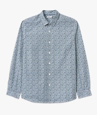 Chemise manches longues à fleurs homme vue4 - GEMO (HOMME) - GEMO