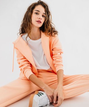 Sweat zippé à capuche femme vue6 - GEMO(FEMME PAP) - GEMO